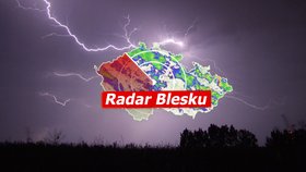 Na jih Česka se ženou silné bouřky