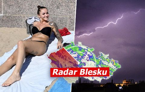 Po bouřkách se počasí v Česku umoudří. Závěr týdne bude tropický, sledujte radar Blesku