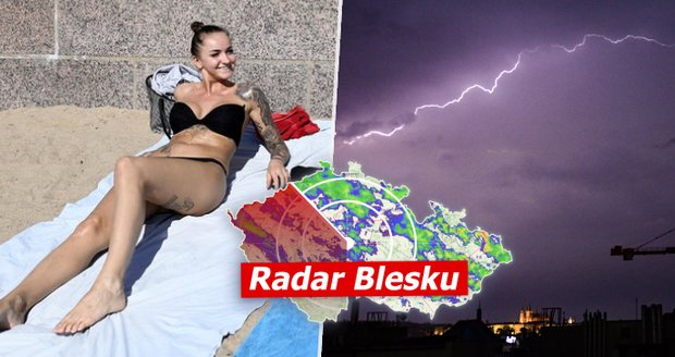 Po bouřkách se počasí v Česku umoudří. Závěr týdne bude tropický, sledujte radar Blesku