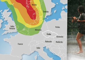 Do Česka z Německa míří bouřky.