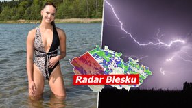 Teploty v Česku vystoupají k 30 stupňům Celsia a pak přijdu silné bouřky.