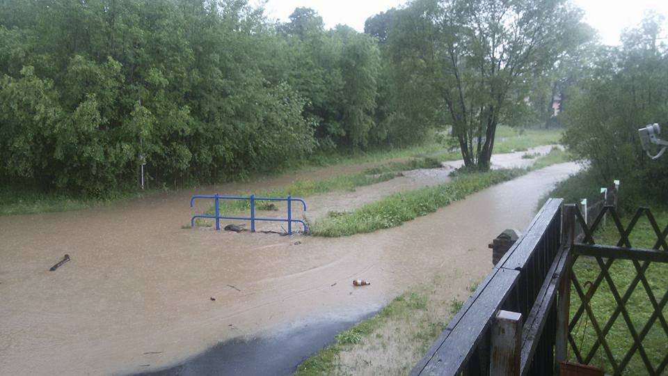 Lokální povodeň stihla i Oblažsko