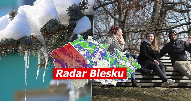 Teplý start března vystřídá chladný víkend, a co srážky? Sledujte radar Blesku
