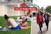 Vedro až 32 °C doprovodí bouřky. Pak přijde teplotní sešup, sledujte radar Blesku