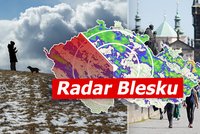 Studená fronta vrátí o víkendu do Česka sníh, konec března přinese dvacítky. Sledujte radar Blesku