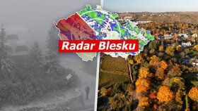 Česko čeká o víkendu déšť, vichr i sníh