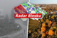 Víkendová předpověď: Do Česka dorazí vichr i déšť, sledujte radar Blesku. Objeví se i sněhové vločky