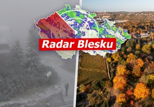 Česko čeká o víkendu déšť, vichr i sníh