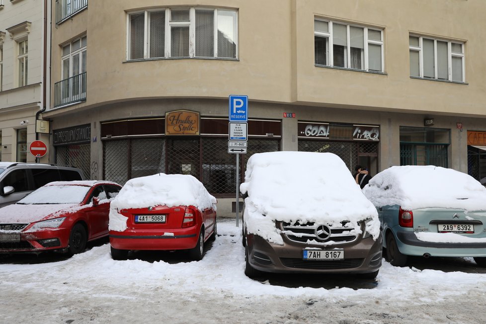 Zimní počasí v Praze, (14.12.2023).