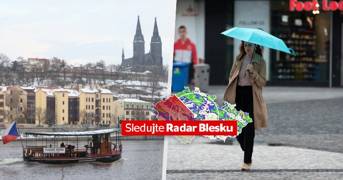 Vánoční počasí bude připomínat apríl: Hodit se bude pláštěnka. A bude až 10 °C. Sledujte radar Blesku