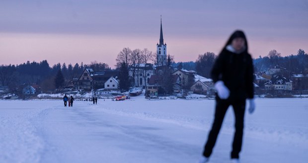 Mrazivé počasí v Česku (7.1.2026)
