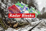 Výstraha platí dál a nasněží až 15 centimetrů. Sledujte radar Blesku