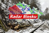 Sníh a vítr bičují Česko. Krkonoše hlásí nejvyšší lavinové nebezpečí, sledujte radar Blesku