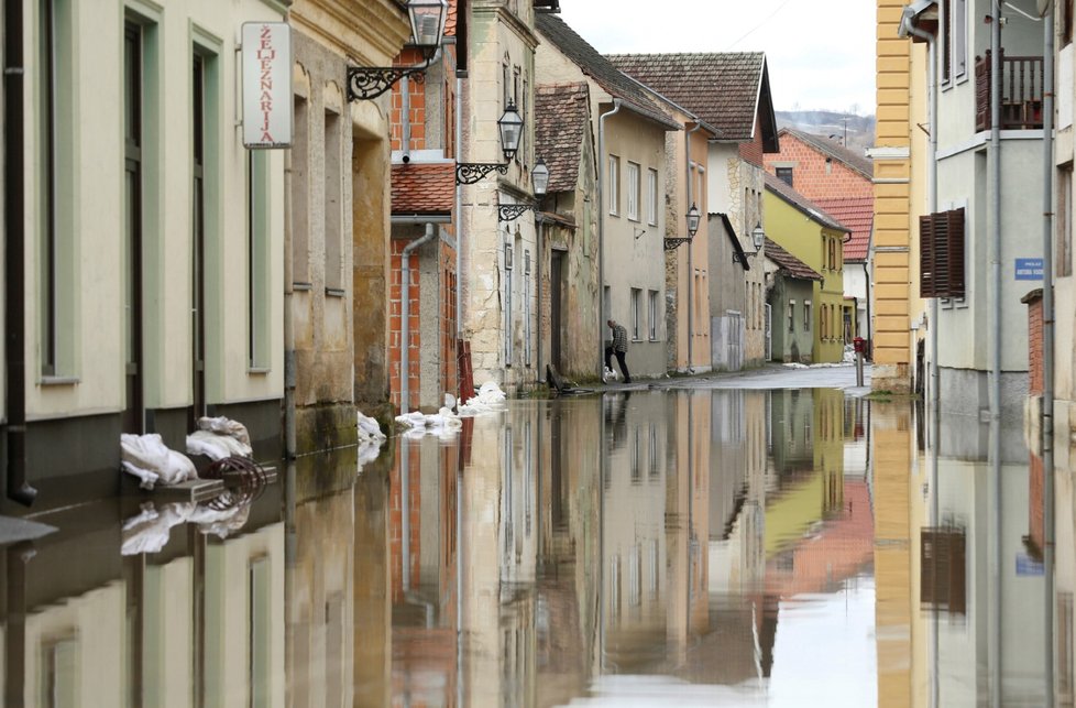 Povodně ve středním Chorvatsku