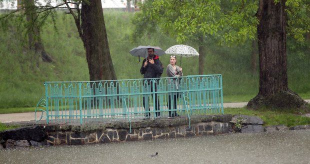 Deštivé jarní počasí v Česku