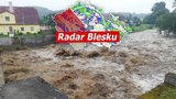 Na Česko se ženou lijáky a sníh, hrozí rozvodnění řek. Kde platí výstraha? Sledujte radar Blesku
