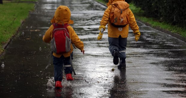 Deštivé počasí v Praze (září 2025)