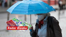 Vydatný déšť zasáhne hory, platí výstraha. Vyjasní se až v září, sledujte radar Blesku