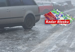 Ledovka v Česku a radar Blesku