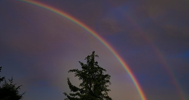 Takovou nádheru vykreslilo počasí v Česku. (22.8.2020)