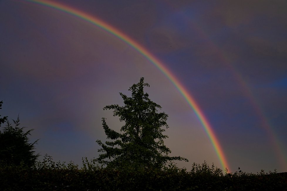 Takovou nádheru vykreslilo počasí v Česku. (22.8.2020)