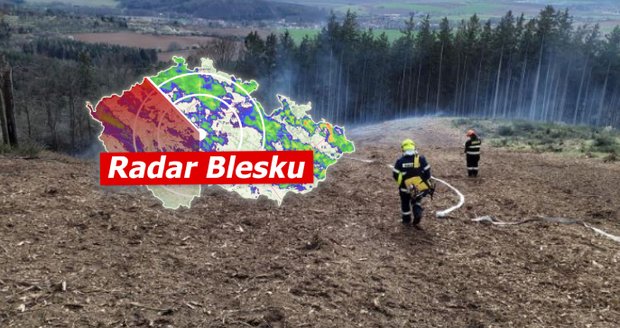 Hasiči na Pardubicku museli zasahovat kvůli silnému vichru.