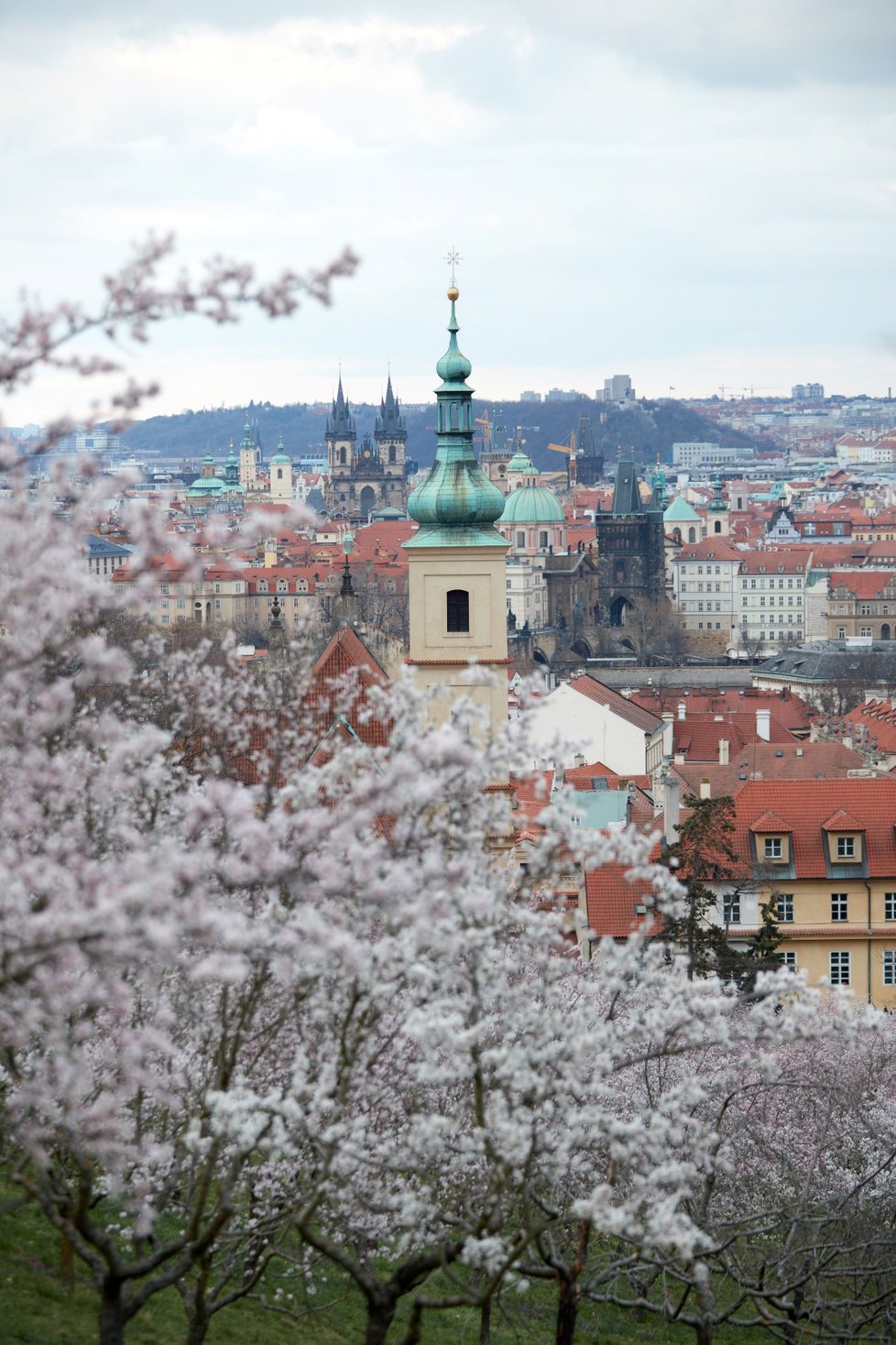 Jarní počasí v Praze
