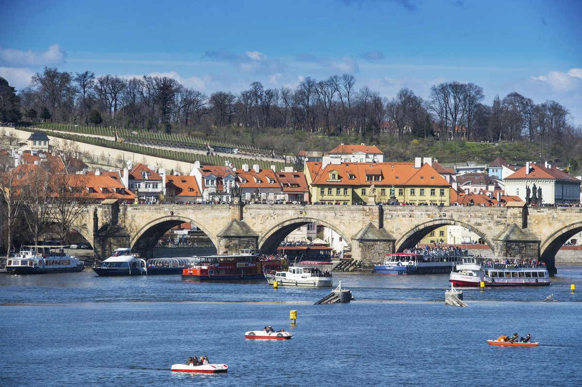Praha si užívá jaro