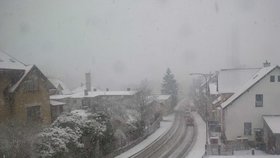 Jarní sníh zaskočil Česko