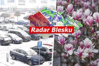 Skok ze zimy do léta v Česku: Na Šumavě -10 °C! Oteplit se má až na 25 °C. Sledujte radar Blesku
