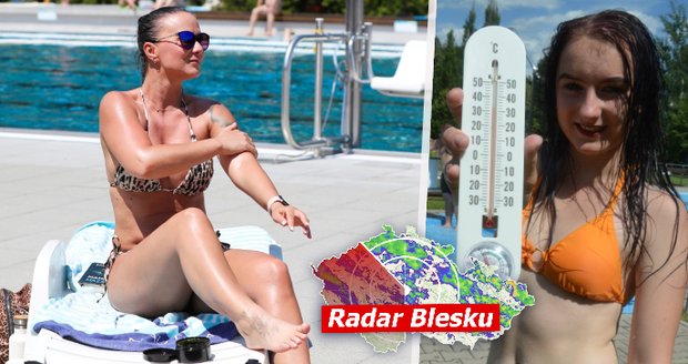Červnové počasí v Česku a úleva od veder u vody