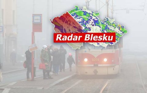 Déšť, mlhy i hrozba ledovky v Česku. Teploty porostou k 12 °C, sledujte radar Blesku 