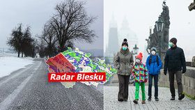 V Česku hrozí ledovka. Jak bude? Sledujte radar Blesku.