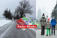 Česko sevře ledovka. Silnice i chodníky se změní v kluziště, sledujte radar Blesku