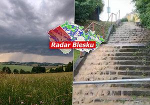 Mraky i déšť. Bouřky se v úterý přiženou od jihovýchodu ČR, sledujte radar Blesku.