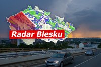 Extrémně silné bouřky se znovu ženou na Česko! Kde platí výstraha? Sledujte radar Blesku