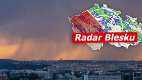 Do Česka se přihnaly bouřky, tisíce lidí jsou bez proudu, sledujte radar Blesku. Víkend přinese až 28 °C