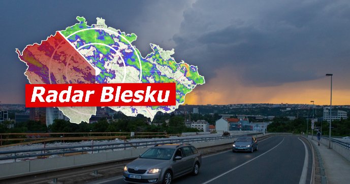 Extrémně silné bouřky se znovu ženou na Česko! Kde platí výstraha? Sledujte radar Blesku
