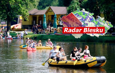Extrémní noc v Česku: Teplota neklesla ani pod 29 °C! Dnes může být až 40 °C, sledujte radar Blesku