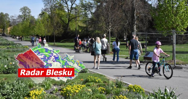 Letní počasí na začátku dubna v Česku (7.4.2024)