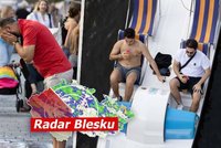 Teploty v Česku překonaly letité rekordy. Babí léto nekončí, přibude ale přeháněk, sledujte radar Blesku