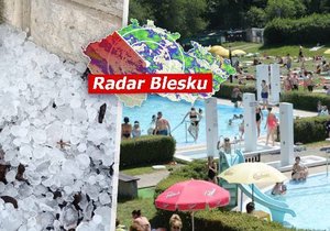 Tropické počasí i hrozba bouřek v Česku. Doprovodit je mohou kroupy