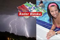 Supertropy v ČR: Po rekordních 36 °C přišly bouřky. Hrozí i lijáky, sledujte radar Blesku