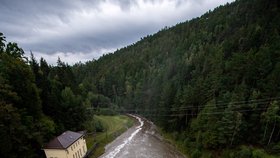Husinecká přehrada na Prachaticku (15.4.2024)