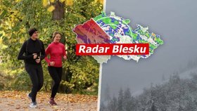 Listopadové počasí v Česku: Podzim v nížinách, sníh na vrcholcích hor (listopad 2023)