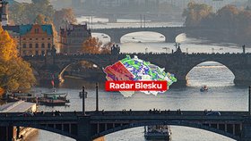 Nový týden přinese ochlazení o 10 °C. Jak bude v listopadu? Sledujte radar Blesku