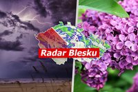 Počasí na 1. máj a víkend: Slunečných až 28 °C, pak bouřky a sešup. Sledujte radar Blesku
