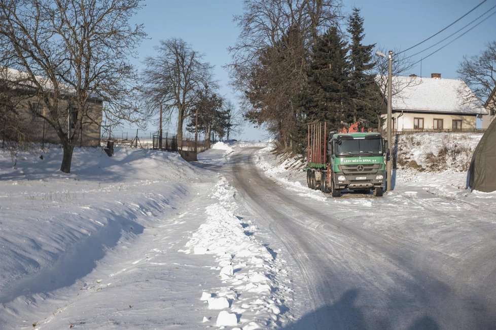 Zima v Česku.