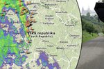 Na Česko se přihnala studená fronta, dešťové přeháňky nás budou provázet i v průběhu týdne