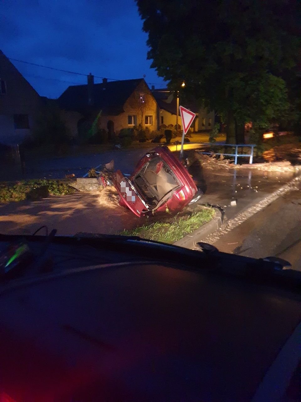 Bleskové povodně v Oskavě na Uničovsku.